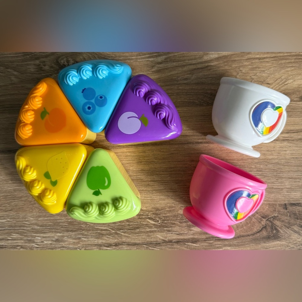 LeapFrog Leap Frog Musical Rainbow Tea Set Replacement Pieces Parts Cups Cake